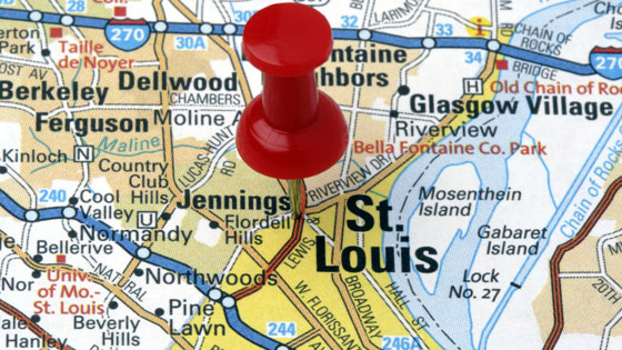 St Louis MO Map